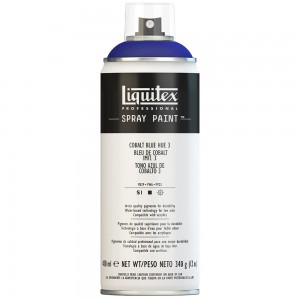 Tinta Spray Liquitex Acrílica 3381 Cobalt Blue Hue 3 400ml