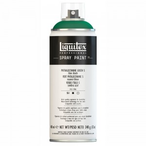 Tinta Spray Liquitex Acrílica 5317 Phthalo Green 5 (Blue Shade) 400ml