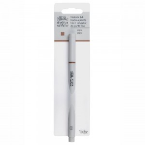 Caneta Fineliner Nanquim Winsor & Newton 0.3mm Sépia