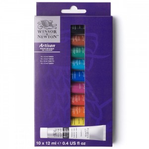 Tinta Óleo Solúvel em Água Artisan Winsor & Newton 12ml 10 Cores