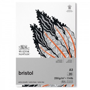 Bloco Bristol Winsor e Newton A3 250g 20 Folhas