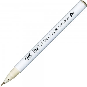 Caneta Zig Clean Color Real Brush Kuretake 900 Warm Gray 1 