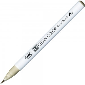 Caneta Zig Clean Color Real Brush Kuretake 901 Warm Gray 2
