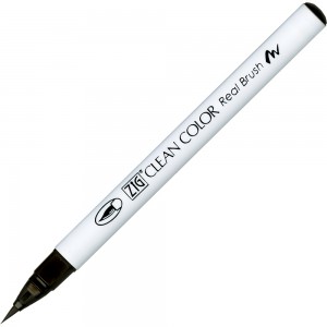Caneta Zig Clean Color Real Brush Kuretake 902 Natural Gray