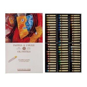 Estojo Pastel Oleoso Sennelier 72 Cores