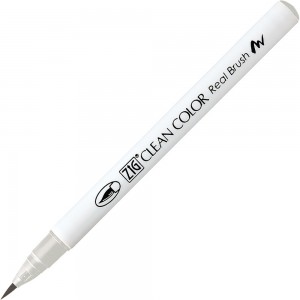 Caneta Zig Clean Color Real Brush Kuretake 904 Fog Gray