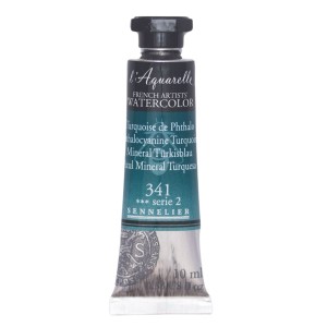 Tinta Aquarela Sennelier L'Aquarelle Extra Fine 10ml S2 341 Phthalocy Turquoise