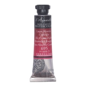 Tinta Aquarela Sennelier L'Aquarelle Extra Fine 10ml S3 695 Alizarin Crimson Lake	
