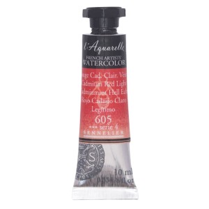 Tinta Aquarela Sennelier L'Aquarelle Extra Fine 10ml S4 605 Cadmium Red Light