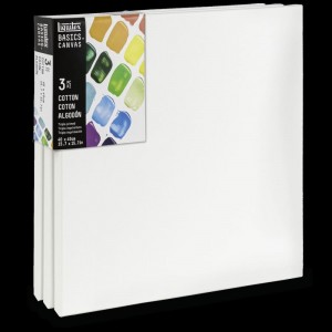 Tela Algodão para Pintura 40X40 Basics Liquitex 3 Unidades