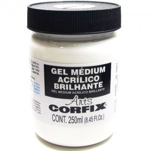 Gel Medium Acrílico Brilhante Corfix Arts 250ml