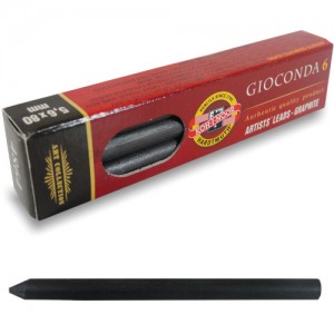 Mina Grafite 5.6mm Curta 4B Extra Grossa - Caixa com 06 Minas