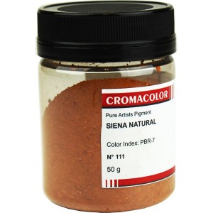 Pigmento Artístico Cromacolor Puro 111 Siena Natural 50g