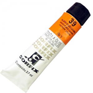 Tinta a Óleo Corfix 37ml 039 Alaranjado de Cádmio G3