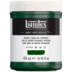 Tinta Acrílica Heavy Body 473ml Hookers Green 224 Liquitex