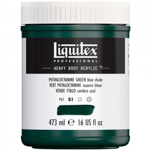 Tinta Acrílica Heavy Body 473ml Phthalo Green Blue 317 Liquitex