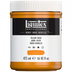 Tinta Acrílica Heavy Body 473ml Yellow Oxide 416 Liquitex
