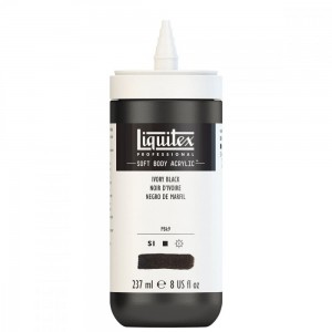 Tinta Acrílica Liquitex Soft Body 237ml Ivory Black S1 244