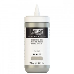 Tinta Acrílica Liquitex Soft Body 237ml Iridescent Bright Silver S2 239 