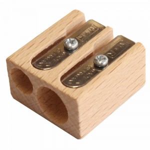 Apontador de Lápis 2 Orifícios Madeira M+R 0411