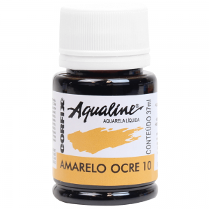 Aqualine Aquarela Líquida Corfix 10 Amarelo Ocre 37ml