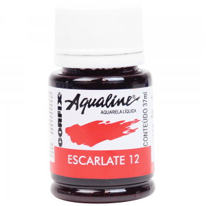 Aqualine Aquarela Líquida Corfix 12 Escarlate 37ml