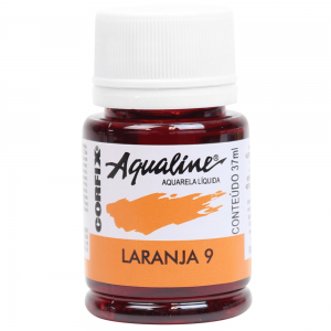 Aqualine Aquarela Líquida Corfix 09 Laranja 37ml