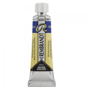 Tinta Aquarela Talens Rembrandt 10ml 583 Azul Ftalo Rojizo S.2