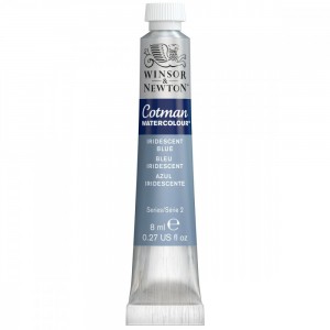 Tinta Aquarela Cotman Winsor & Newton 8ml Iridescent Blue 472