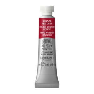 Tinta Aquarela Profissional Winsor & Newton Tubo 5ml S1 725 Winsor Red Deep