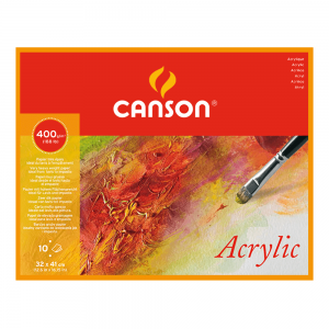 Papel Para Pintura Acrílica Canson 400g/m² 10 Folhas