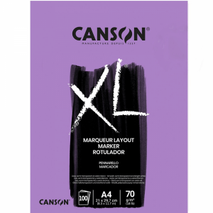 Bloco Para Marcador Cansonr XL Marker A4 70g/m² Canson
