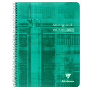 Caderno de Anotações Meeting Book Clairefontaine A4+ Turquesa