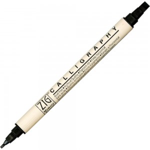 Caneta Caligrafia Artística Zig 010 Black Kuretake 