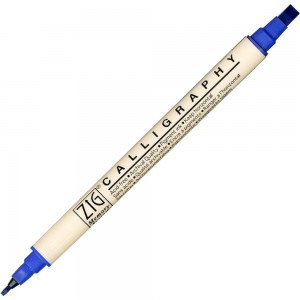 Caneta Caligrafia Artística Zig 030 Pure Blue  Kuretake 