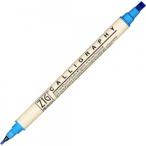 Caneta Caligrafia Artística Zig  031 Baby Blue  Kuretake 