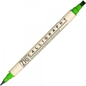 Caneta Caligrafia Artística Zig 047 Spring Green Kuretake 
