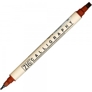 Caneta Caligrafia Artística Zig 060 Brown Kuretake 