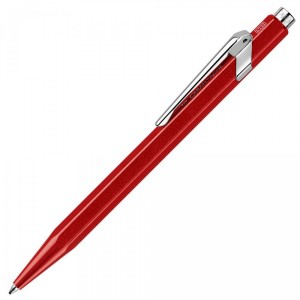 Caneta Caran d'Ache Esferográfica Popline 849 Metal Vermelho