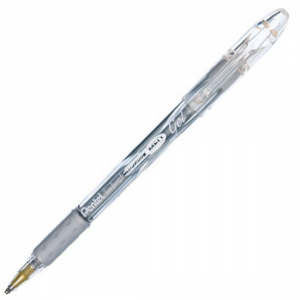 Caneta Gel Metálica Prata Sunburst Pentel