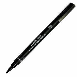 Caneta Nanquim Uni Pin Uni-Ball Chanfrada Preta 2.0