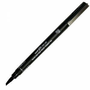 Caneta Nanquim Uni Pin Uni-Ball Chanfrada Preta 3.0