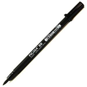 Caneta Brush Pen Sakura BB Preto