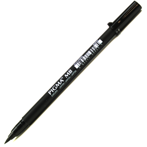 Caneta Brush Pen Sakura MB Preto