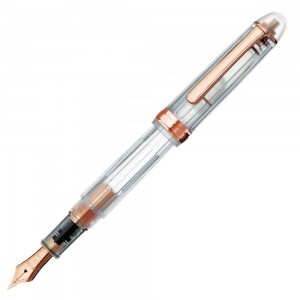 Caneta Tinteiro Platinum Century Rose Pena de Ouro 14K Média 
