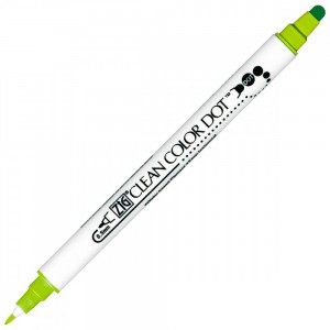 Caneta Zig Clean Color Dot Kuretake 402 Kiwi