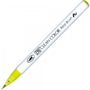 Caneta Zig Clean Color Real Brush Kuretake 408 Apple Green