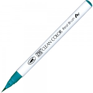 Caneta Zig Clean Color Real Brush Kuretake 310 Aquamarine