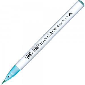 Caneta Zig Clean Color Real Brush Kuretake 313 Baby Blue