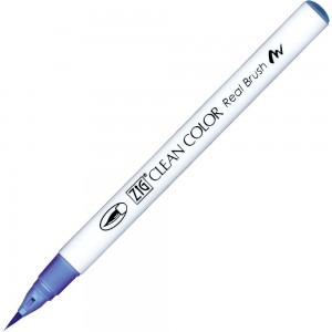 Caneta Zig Clean Color Real Brush Kuretake 317 Bellflower 